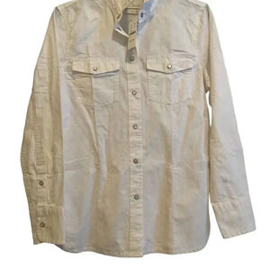 J.Crew new with tags white western button down